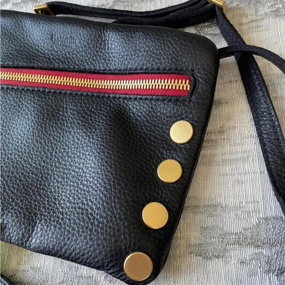 Hammitt Los Angeles Nash Crossbody Clutch Black Leather - Picture 3 of 5